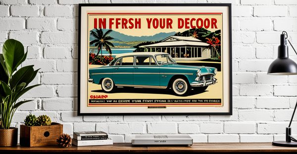 Rénovez votre déco avec nos affiches vintage uniques