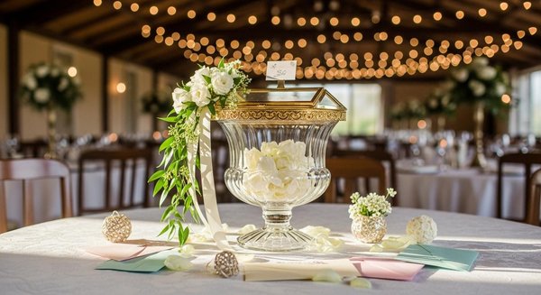 Urne de mariage originale : la touche déco indispensable pour votre réception